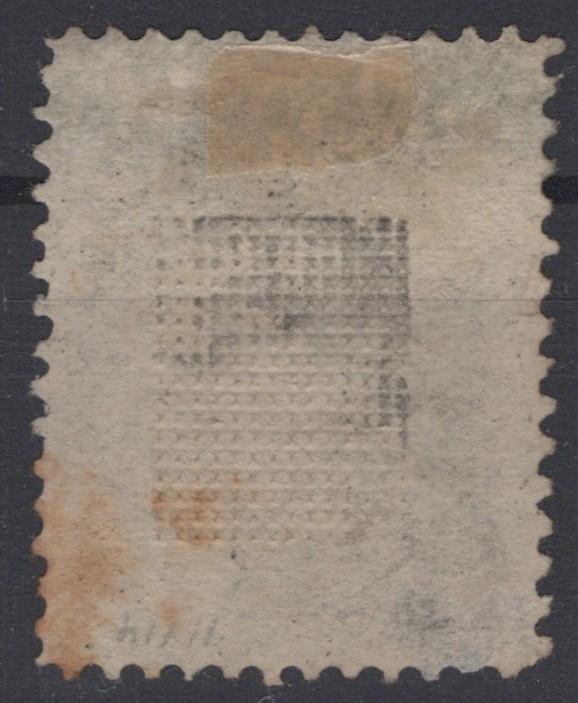 US 1868 12c black Washington E Grill National Bank Note Sc# 90 Used Fine ZAYIX