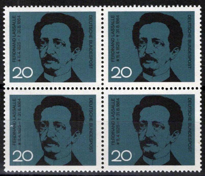 Germany 895 MNH Block Ferdinand Lasalle German Labor Movement ZAYIX 051023S05