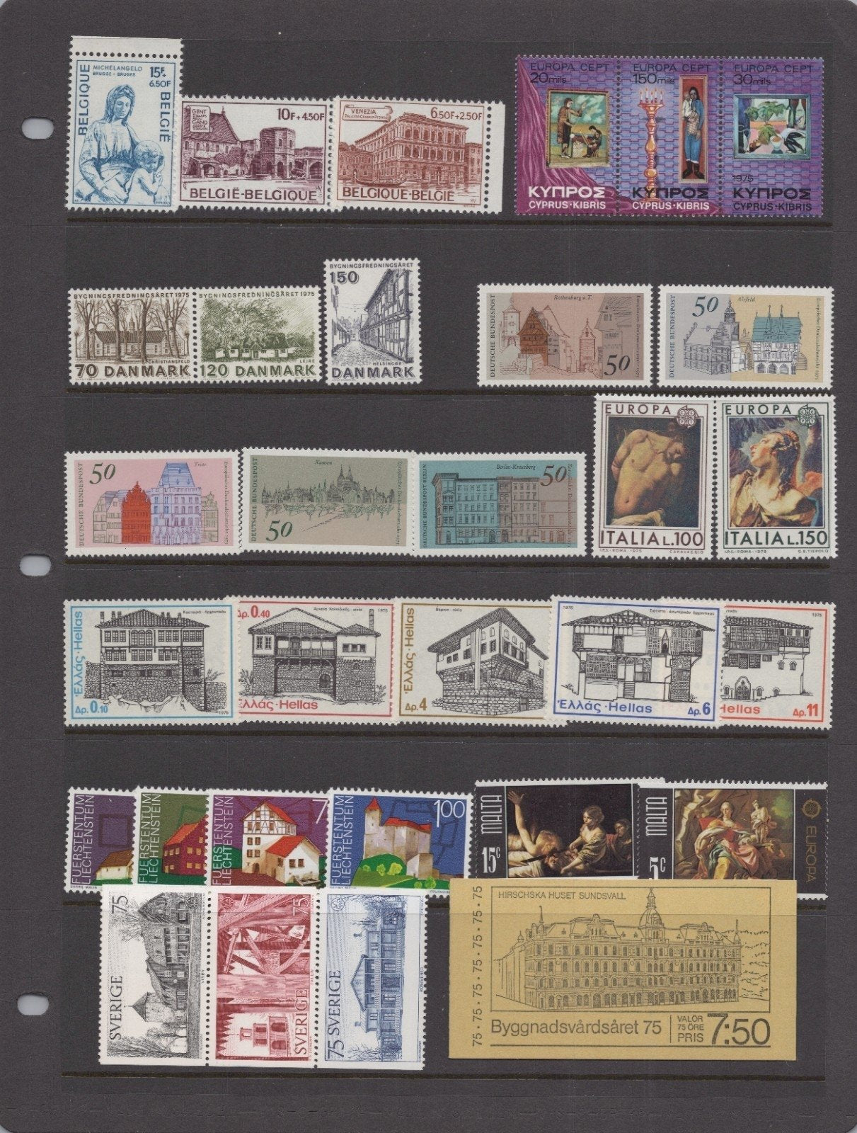Europa Sheets & Sets Stamp Collection 13 Stock Pages MNH ZAYIX