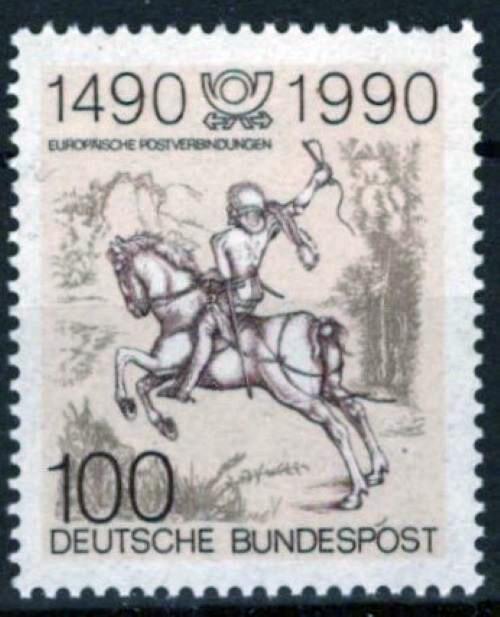 Germany 1592 MNH Horses Engraving Durer Postal Communications ZAYIX 051023S11