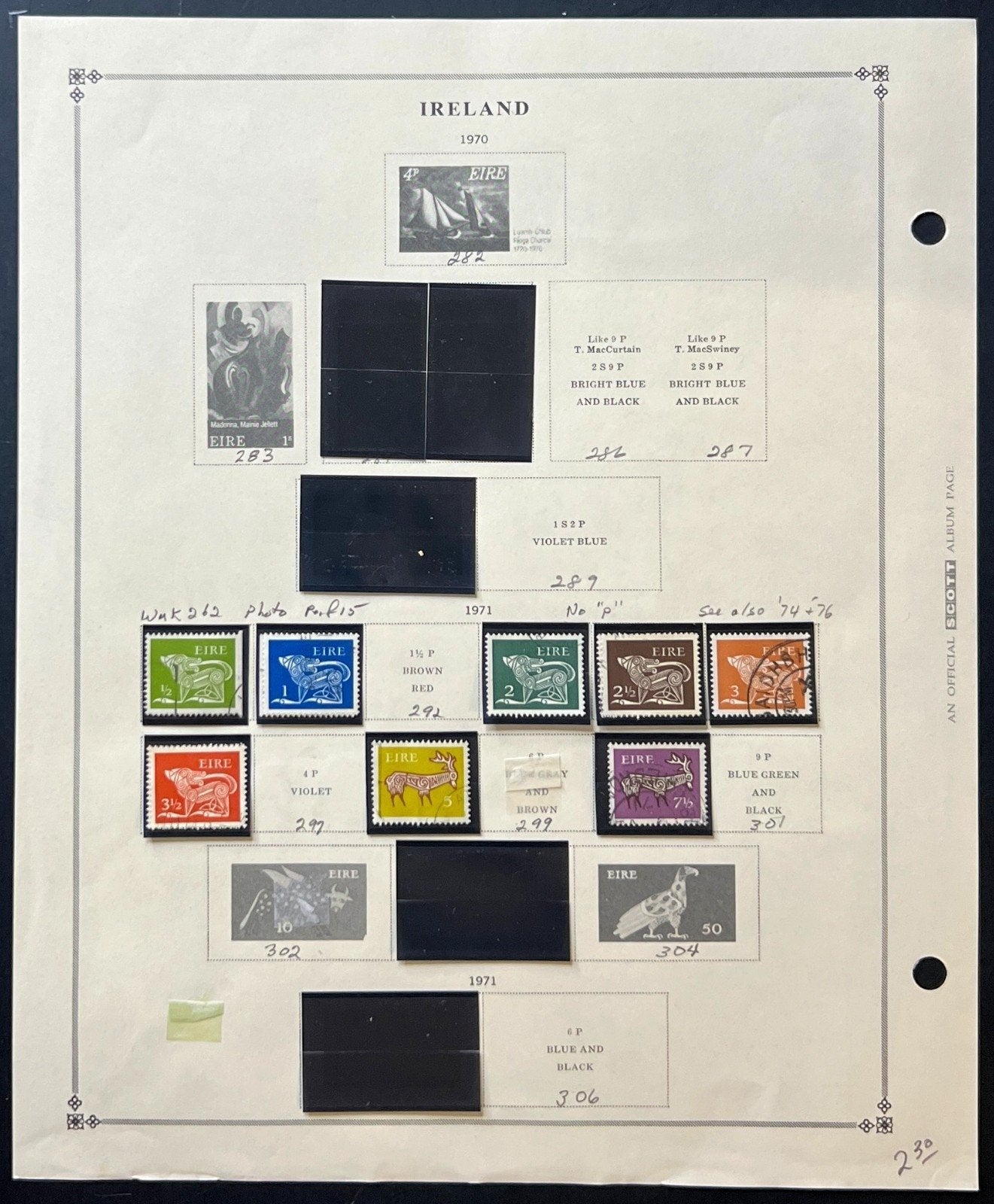 Italy Stamp Collection Album Pages Mint & Used 1945-1949 ZAYIX