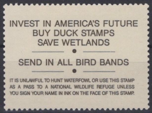 US 1995 Migratory Bird Hunting Conservation $15 Duck Stamp RW62 VF MNH ZAYIX