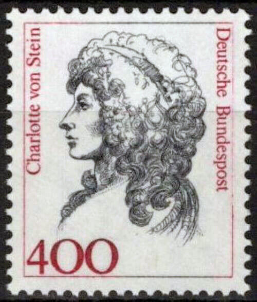 ZAYIX Germany 1733 MNH Charlotte von Stein Famous Women 051023S24