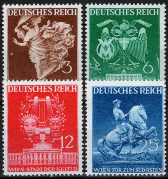 Germany 502-505 MNH Vienna Fair Monument Prince Eugene ZAYIX 042623S179M