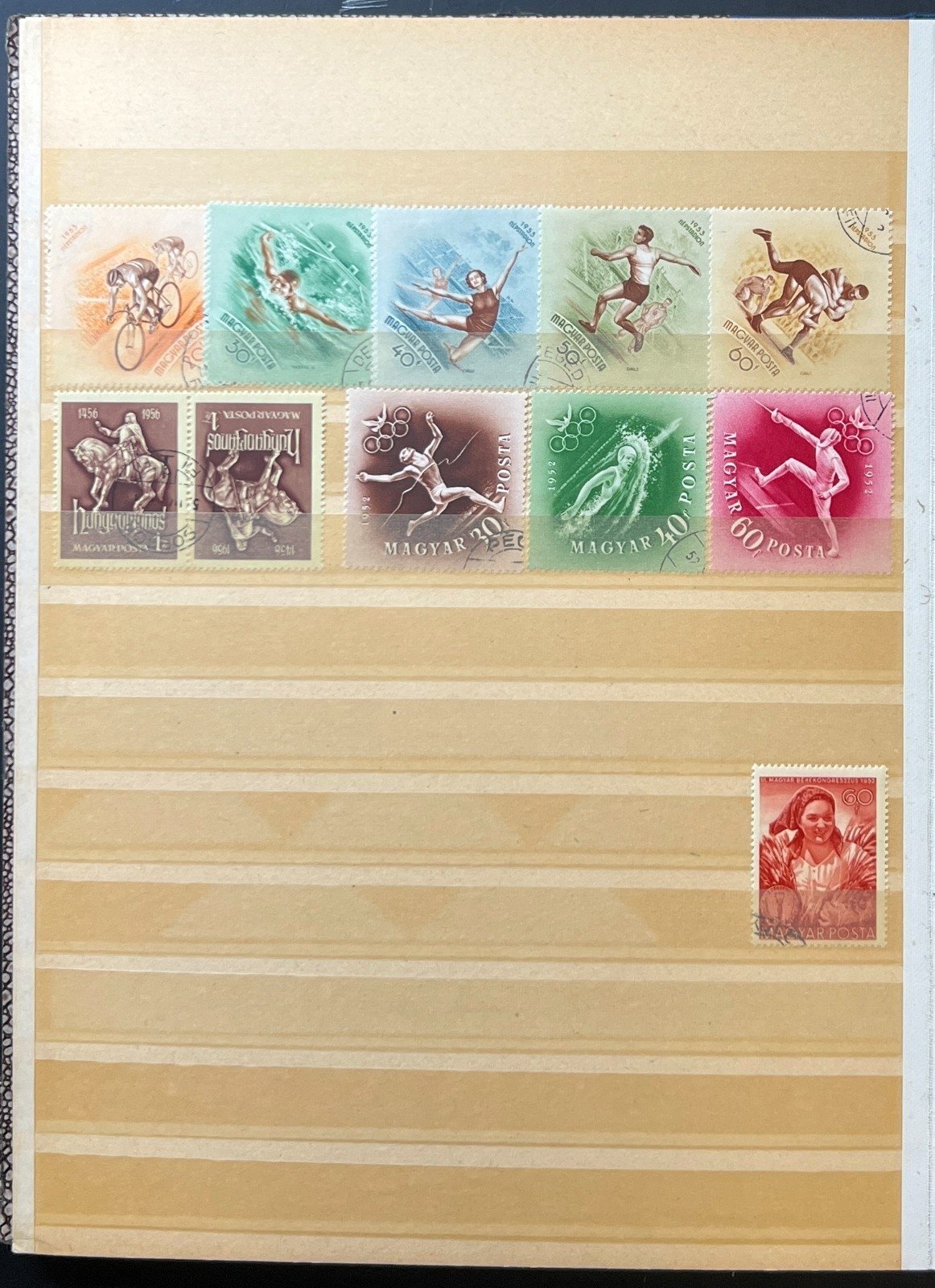 World & U.S. Stamp Collection Stockbook Hundreds Of Stamps Mint & Used ZAYIX