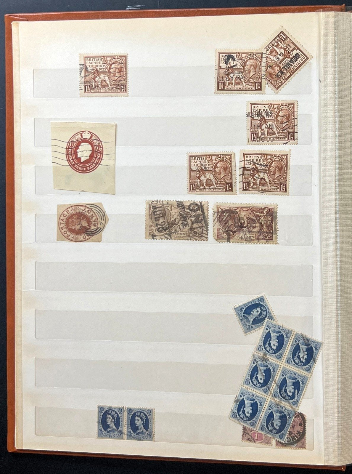 United Kingdom Machin & Germany Stamp Collection Stockbook Mint & Used ZAYIX