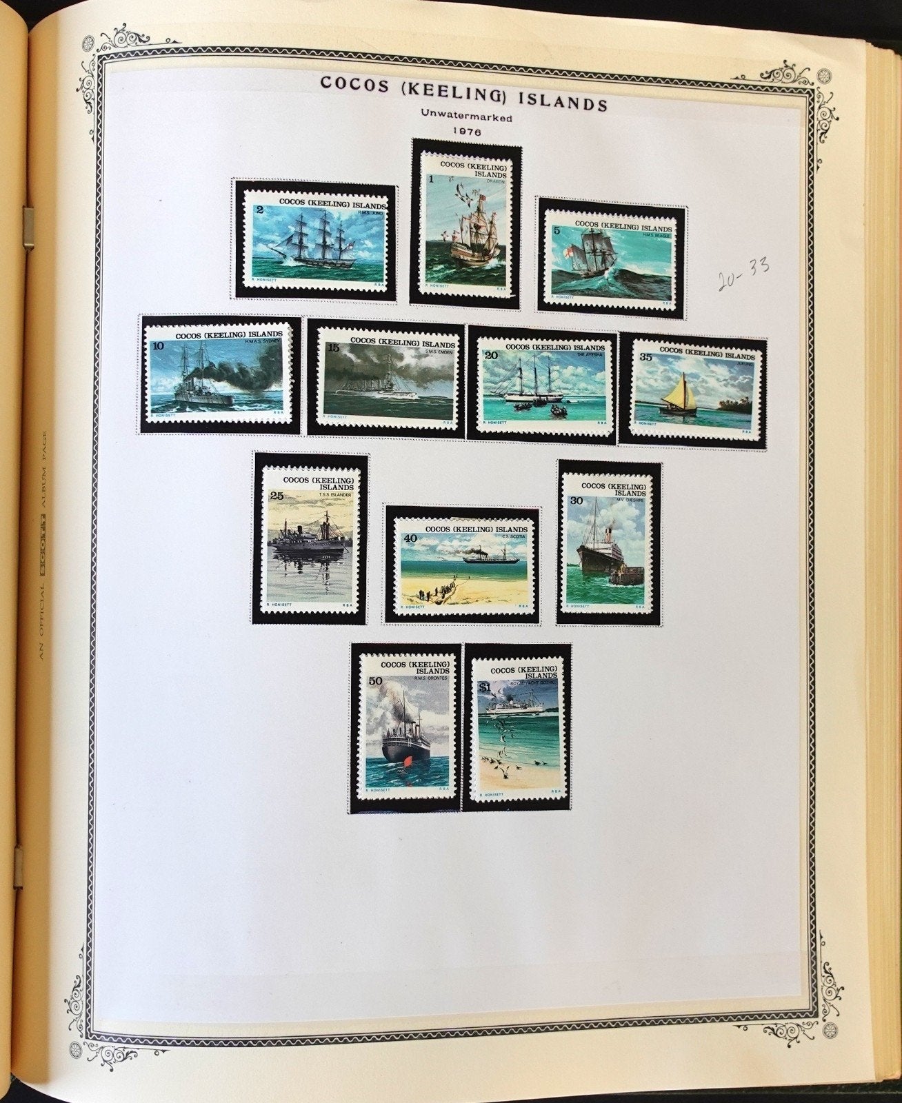 Christmas & Cocos Island Stamp Collection Scott Specialty Album 1958-1995 ZAYIX