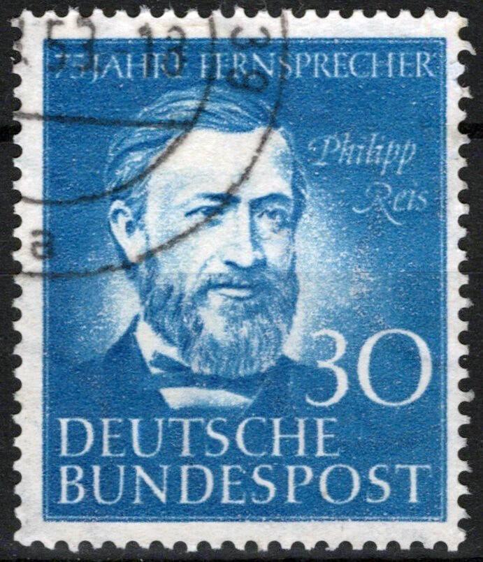 Germany 693 Used Philipp Reis Scientist Inventor Telephone ZAYIX 051023S39