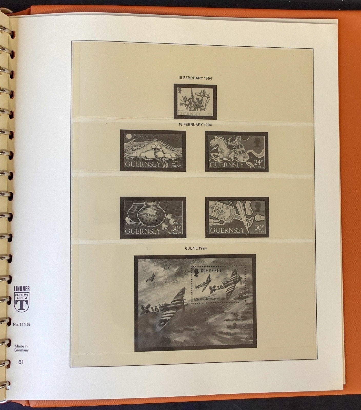 Bailiwick Of Guernsey 1991-1994 Lindner Hingeless Stamp Album ZAYIX