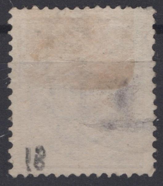 Iceland 1882 40a violet on thin paper Scott #18, Facit 17a Used F-VF ZAYIX