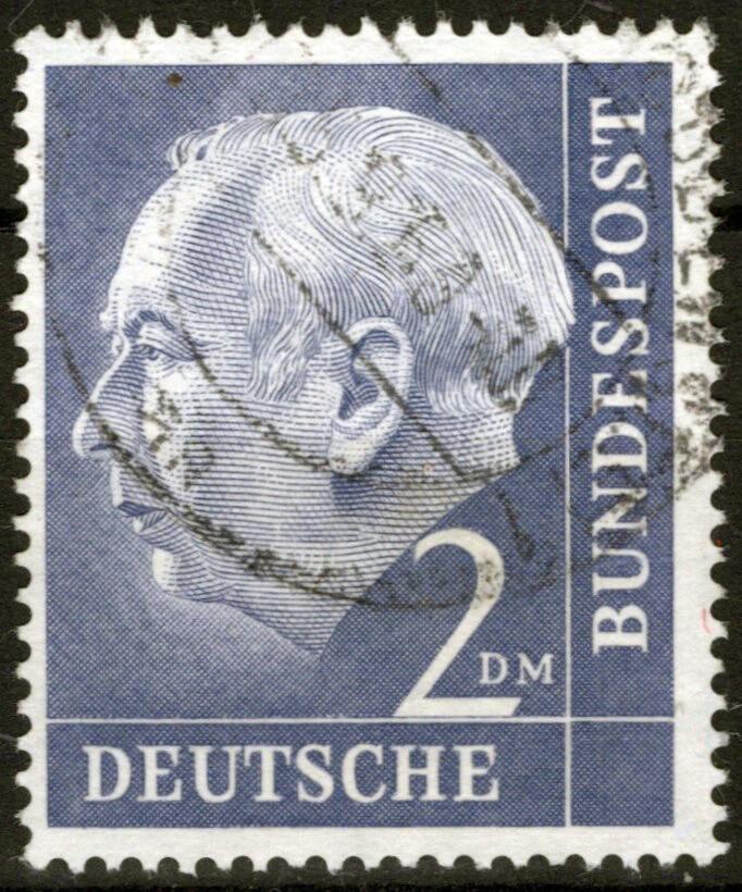 Germany 720 Used President Theodor Heuss Politician ZAYIX 051023S52M