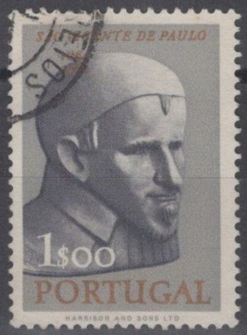 Portugal 910 Used St. Vincent de Paul - Religion ZAYIX 111422S32M