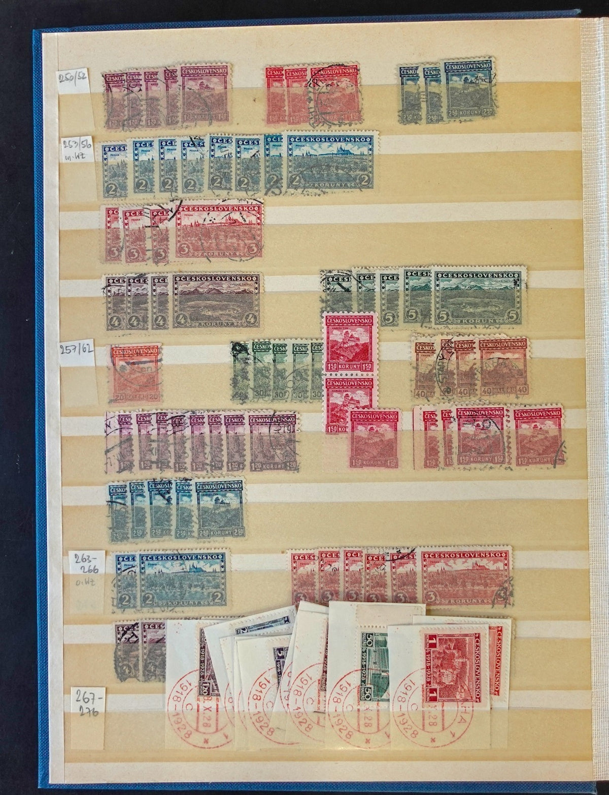 Czechoslovakia Stamp Collection Stockbook 23 Pages Mint & Used ZAYIX