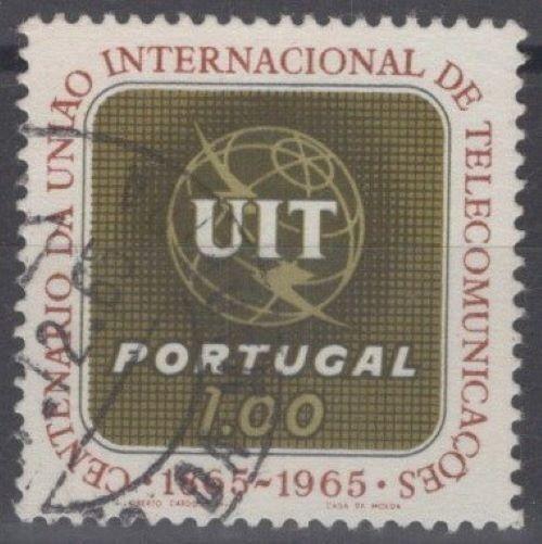 Portugal 950 Used Communications ITU Emblem ZAYIX 111422S34M