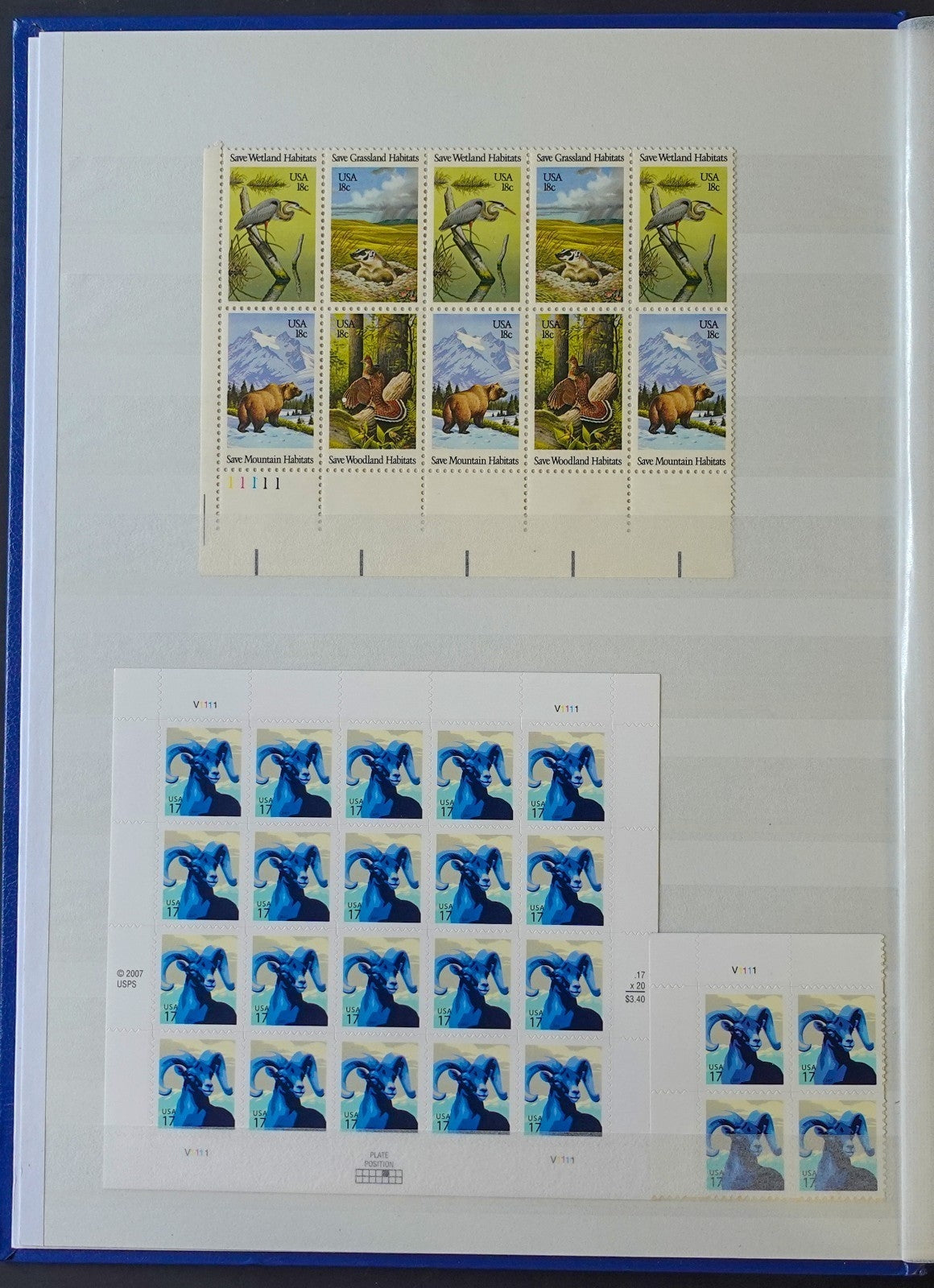 U.S. Birds & Animals Topicals Stamp Collection Lighthouse Stockbook ZAYIX