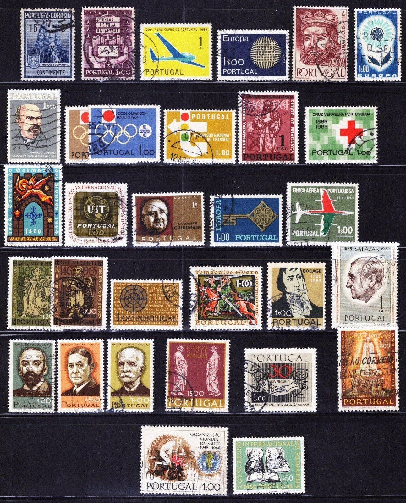 123 different Portugal Commemoratives Nice Collection ZAYIX 111422S36