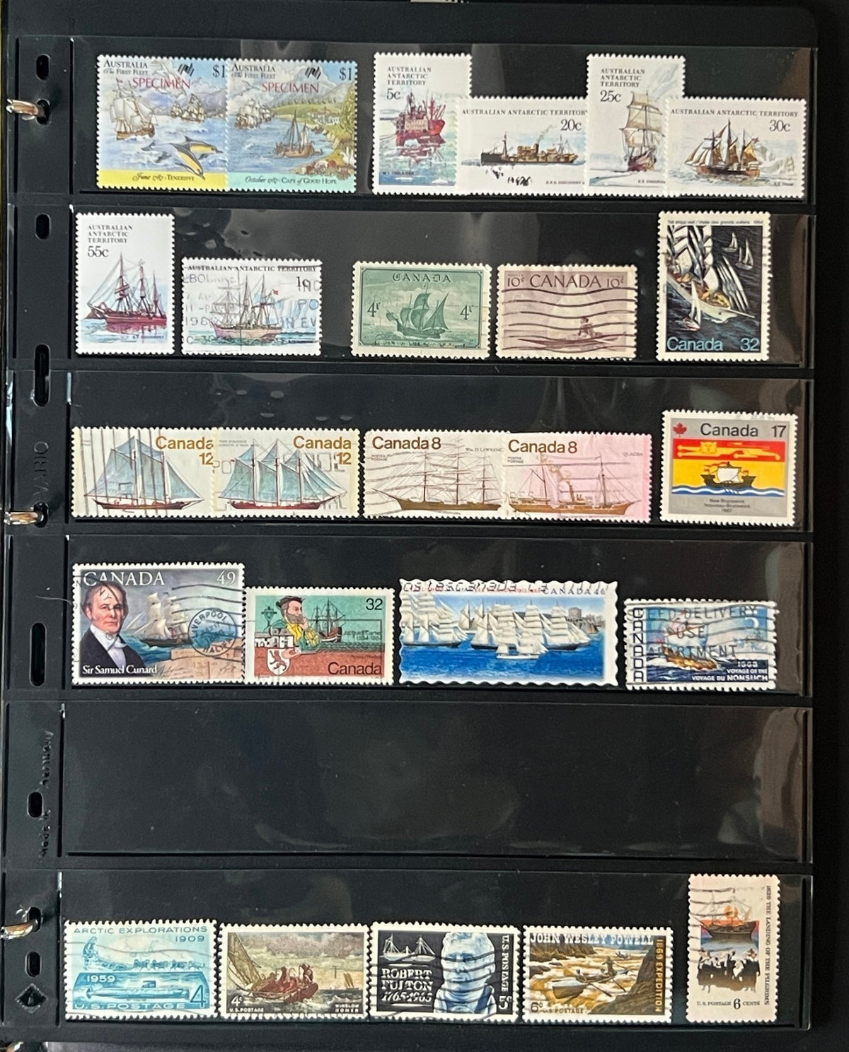 Boats & Ships Topicals Stamp Collection 20 Stockpages Mint & Used ZAYIX