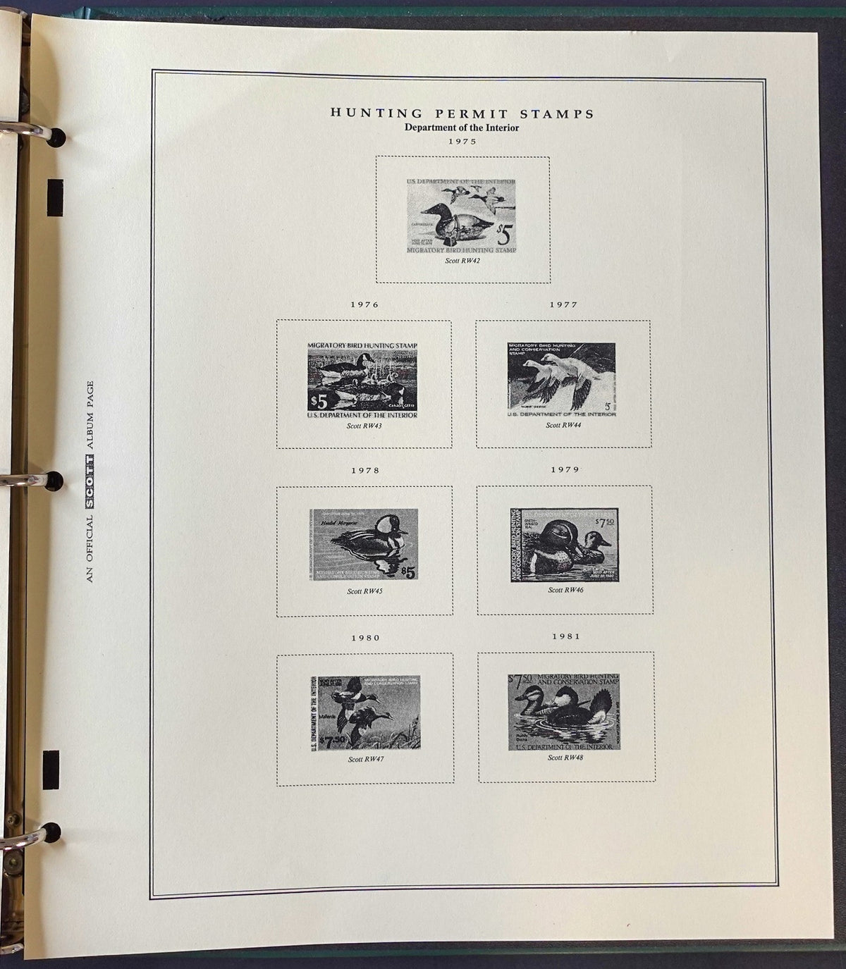 United States Back Of Book Scott Specialty Album 1861-1981 ZAYIX