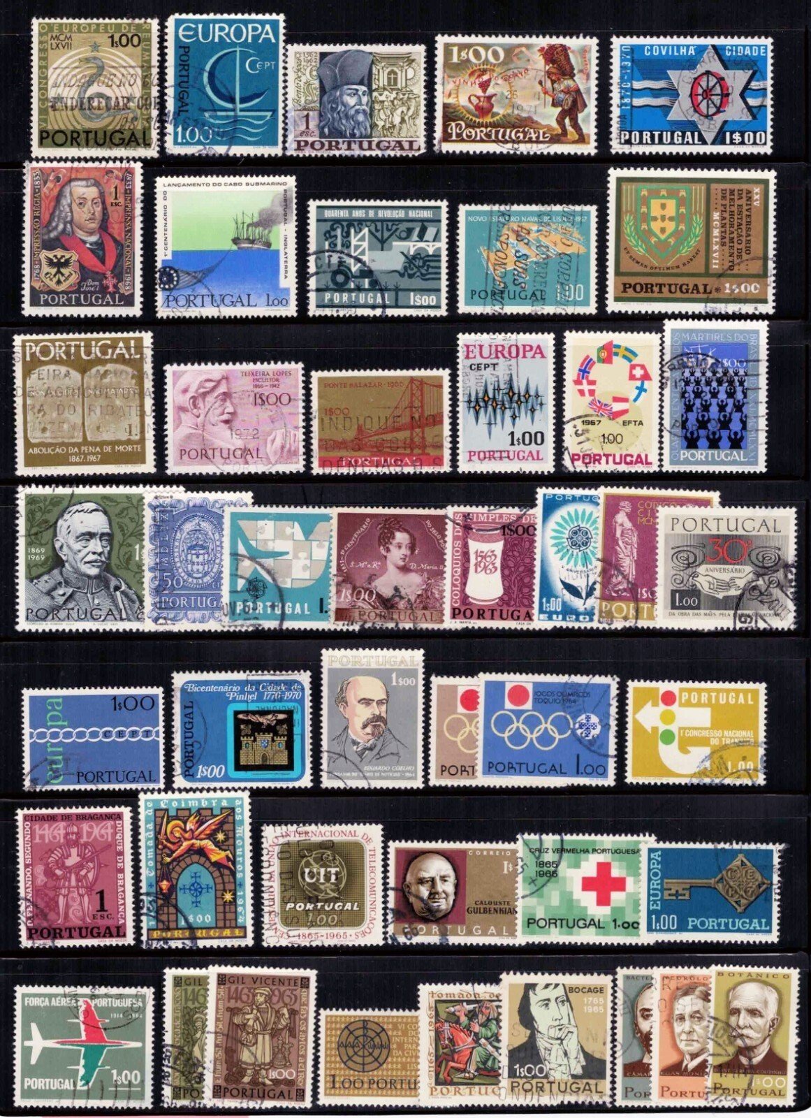 Portugal 88 Different Commemoratives Good Collection ZAYIX 111422S37