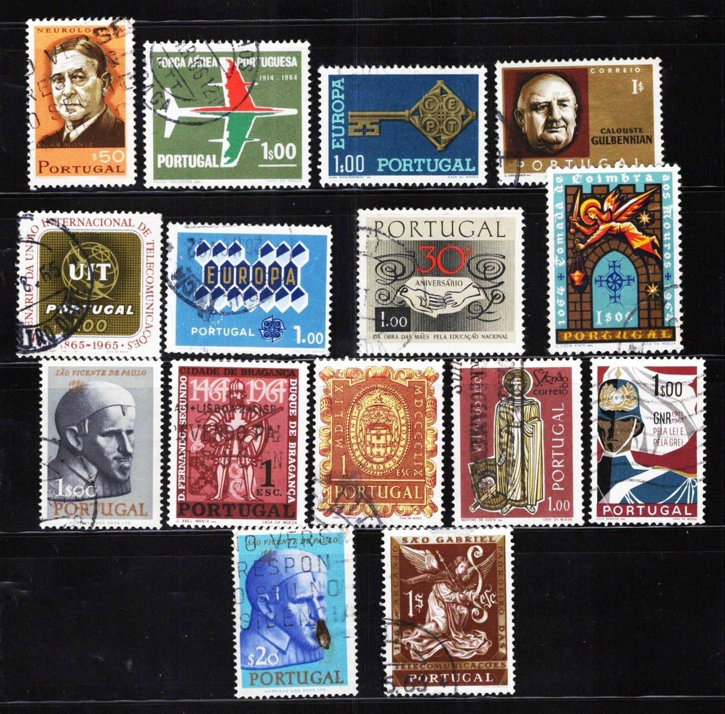 Portugal 15 Different Large & Commemorative Stamps Collection ZAYIX 111422S42M