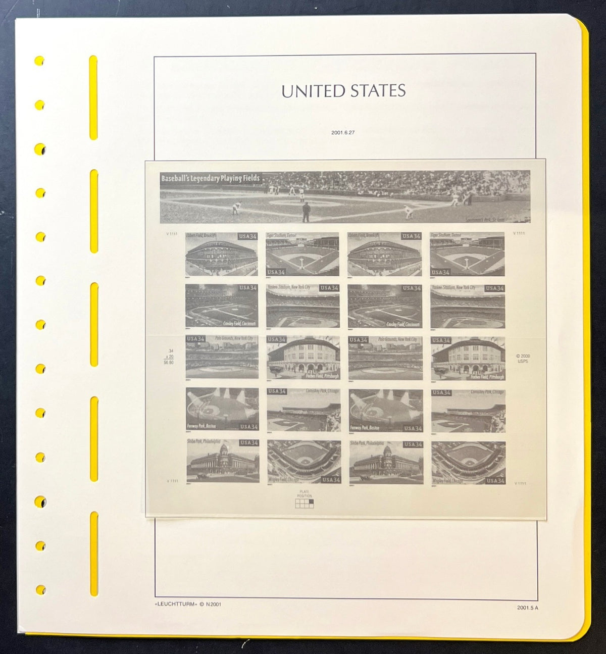 United States Lighthouse Illustrated Hingeless Album Pages 2000-2001 ZAYIX