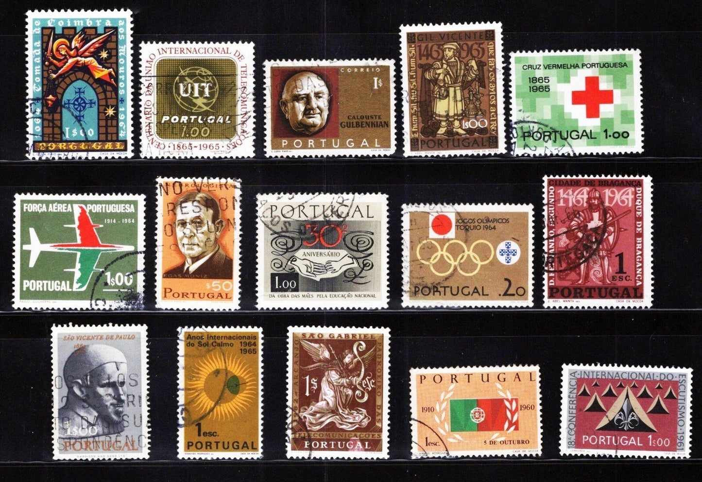 Portugal 15 Different Commemoratives & Large Great Collection ZAYIX 111422S40M