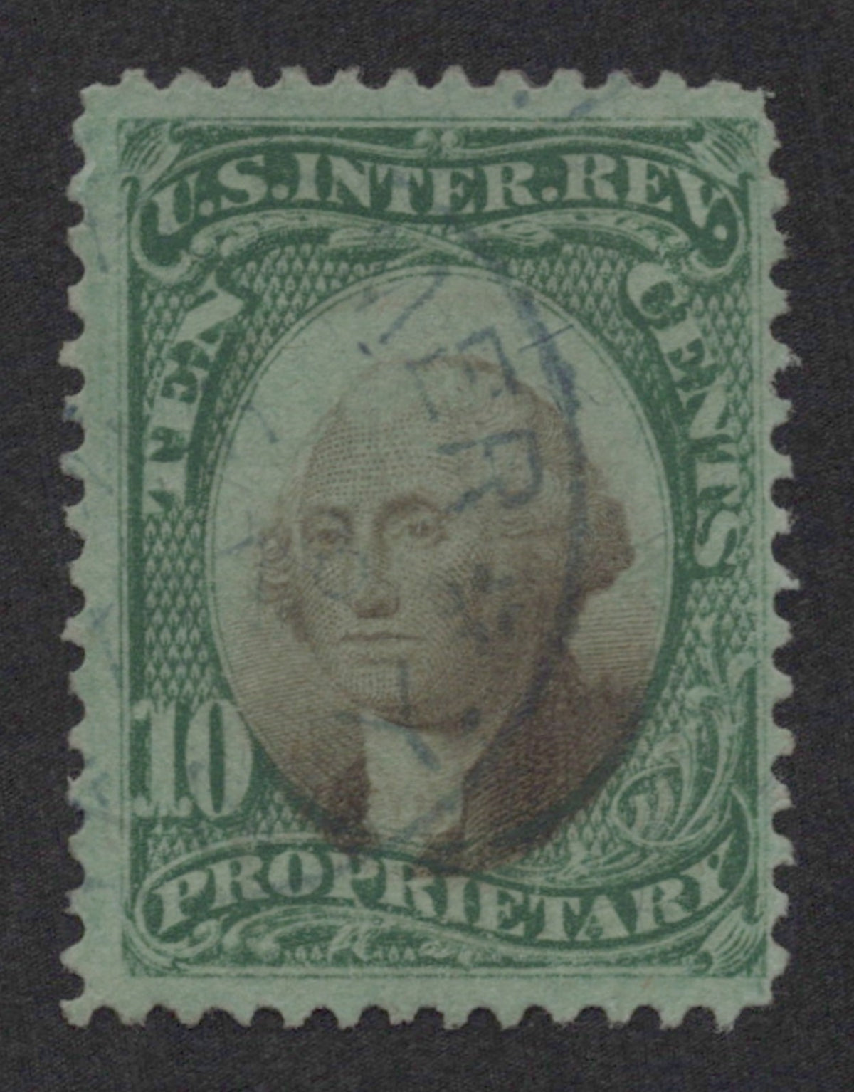 U.S. RB7b George Washington Printed Cancel 10-Cent Used F/VF 1874 ZAYIX