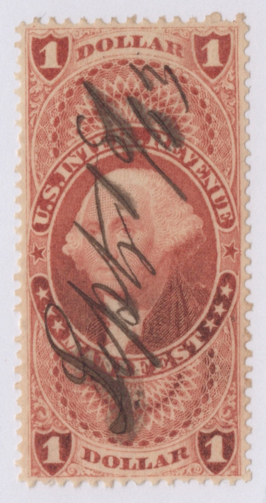 U.S. R72c Manifest Red Perforated $1 Used F/VF 1862-1871 ZAYIX