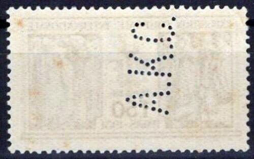 France 262 MNH Perfin "AKC" Weak TLC Fauxing ZAYIX 0224S0087