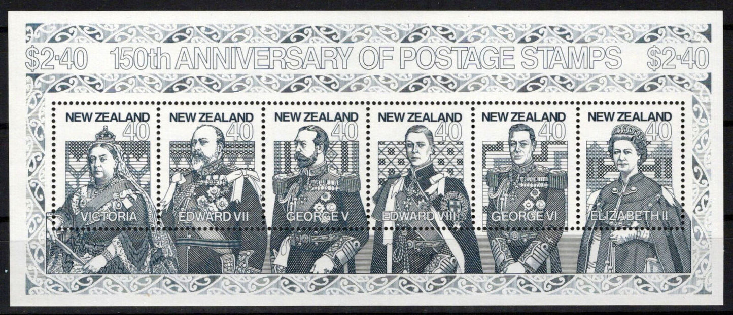 New Zealand 1003 MNH 150th Anniversary Postage Stamps Royalty ZAYIX 0724M0198
