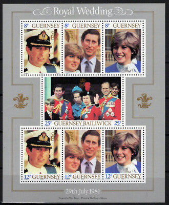 Guernsey 226a MNH Royal Wedding Prince Charles Lady Diana ZAYIX 080323SM03M