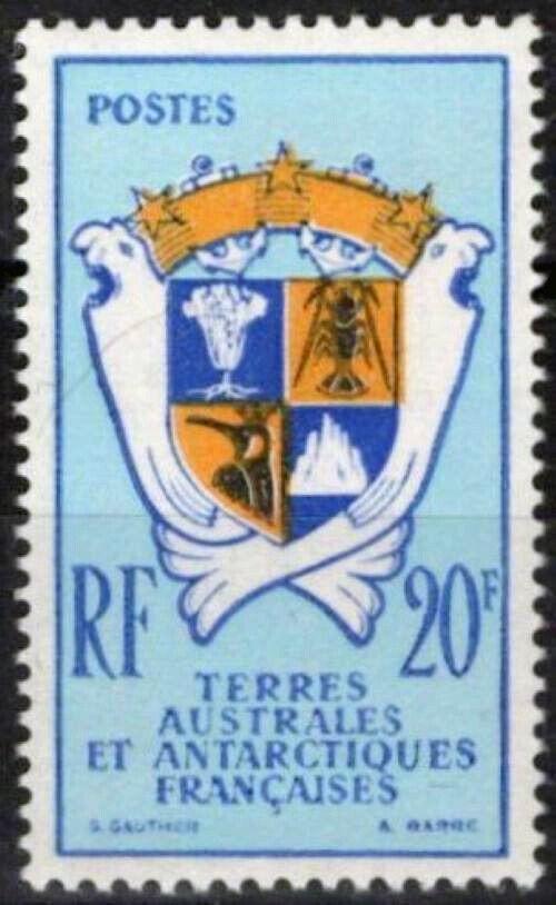 FSAT TAAF 15 MNH Coat of Arms Arctic Polar ZAYIX