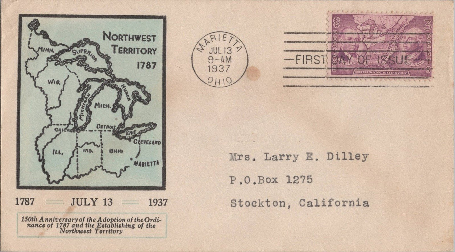 US MP# 795-4 Linprint FDC - Northwest Territory 150th year ZAYIX 121022SM52