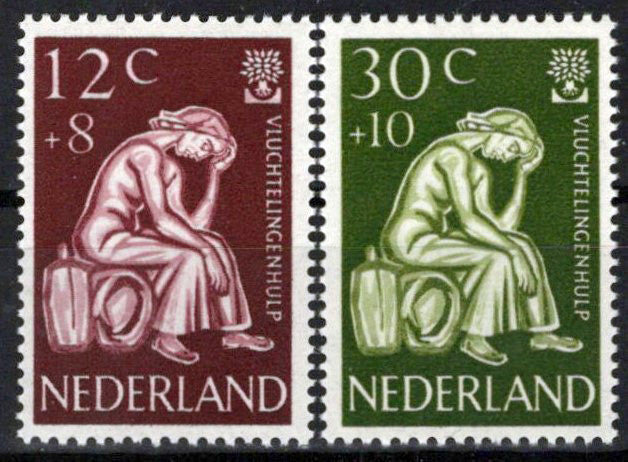 Netherlands B341-B342 MNH Semi-Postal Refugee Women Zayix Stamps 0225S0259M