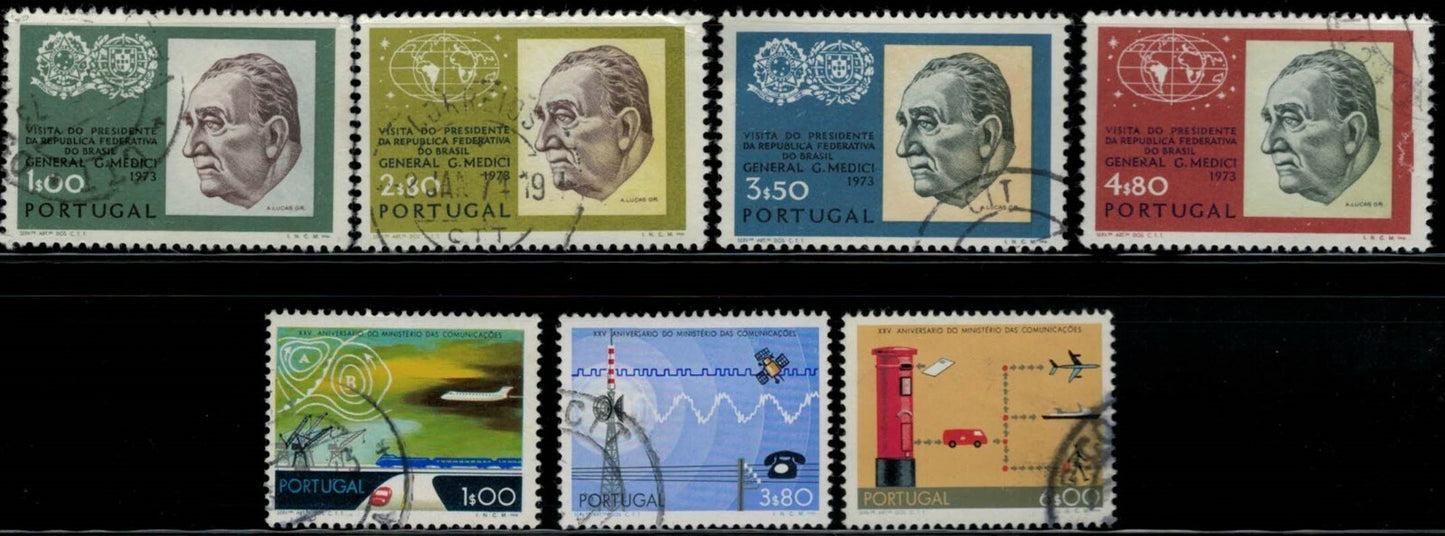 Portugal 1173-76, 1180-82 Used Transportation Historical People ZAYIX 021022S18