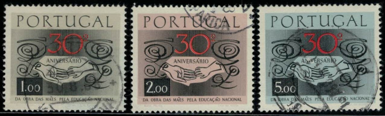 Portugal 1022-1024 Used 1968 Education ZAYIX 021022S34