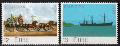 Ireland 463-464 MNH Ships Steamer William Cory Bianconi Long Car ZAYIX 101822S74