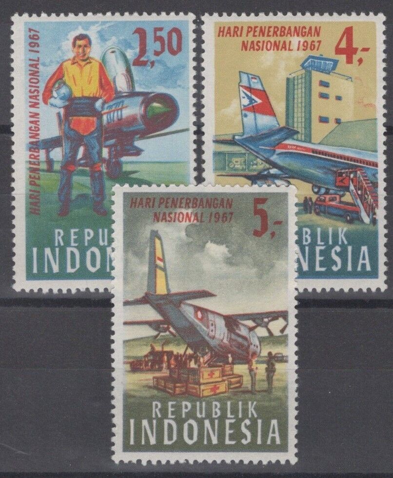 Indonesia 721-723 MH Aviation Day Planes