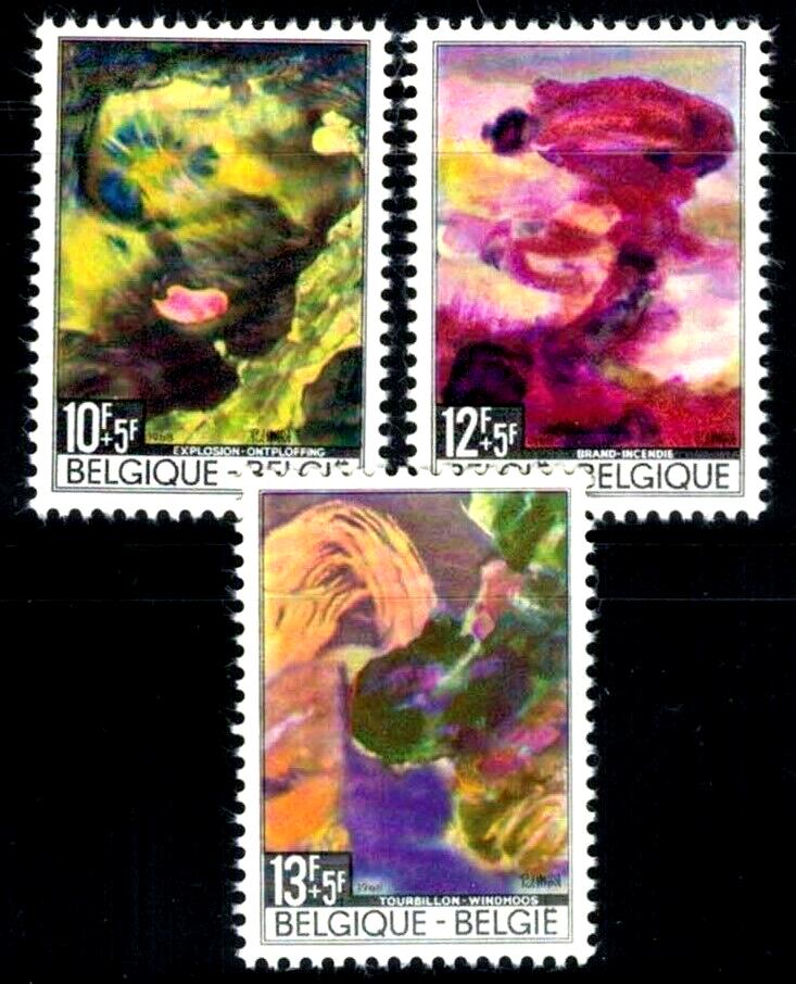 Belgium B829-B831 MNH Art Paintings semi-postal ZAYIX 031222S62