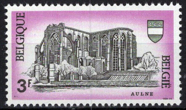 Belgium 714 MNH Ruins of Aulne Abbey Churches ZAYIX 021823S57M
