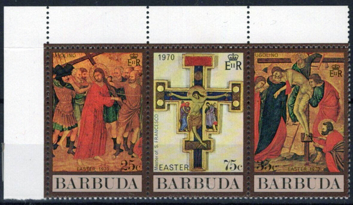 Barbuda 83a MNH Easter Religion Crucifixion Jesus ZAYIX 062723S48M