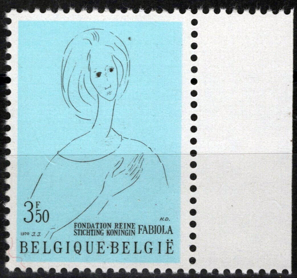 Belgium 791 MNH Queen Fabiola Foundation Mental Health ZAYIX 071823S131M