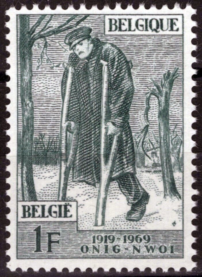 Belgium 727 MNH National War Veterans' Aid Organization ZAYIX 071823S118M