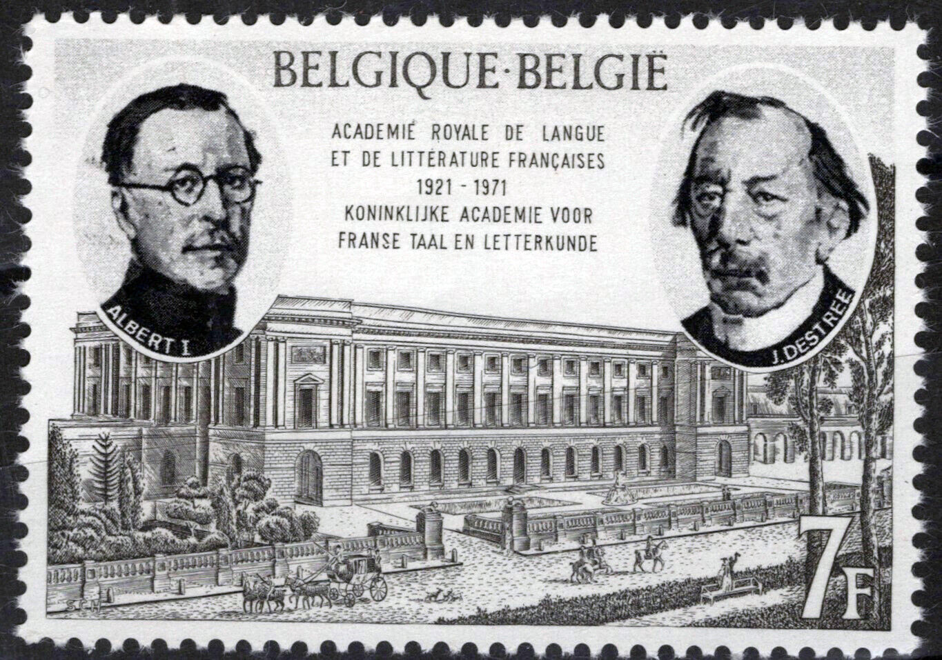 Belgium 801 MNH Literature Education Architecture ZAYIX 071823S142M