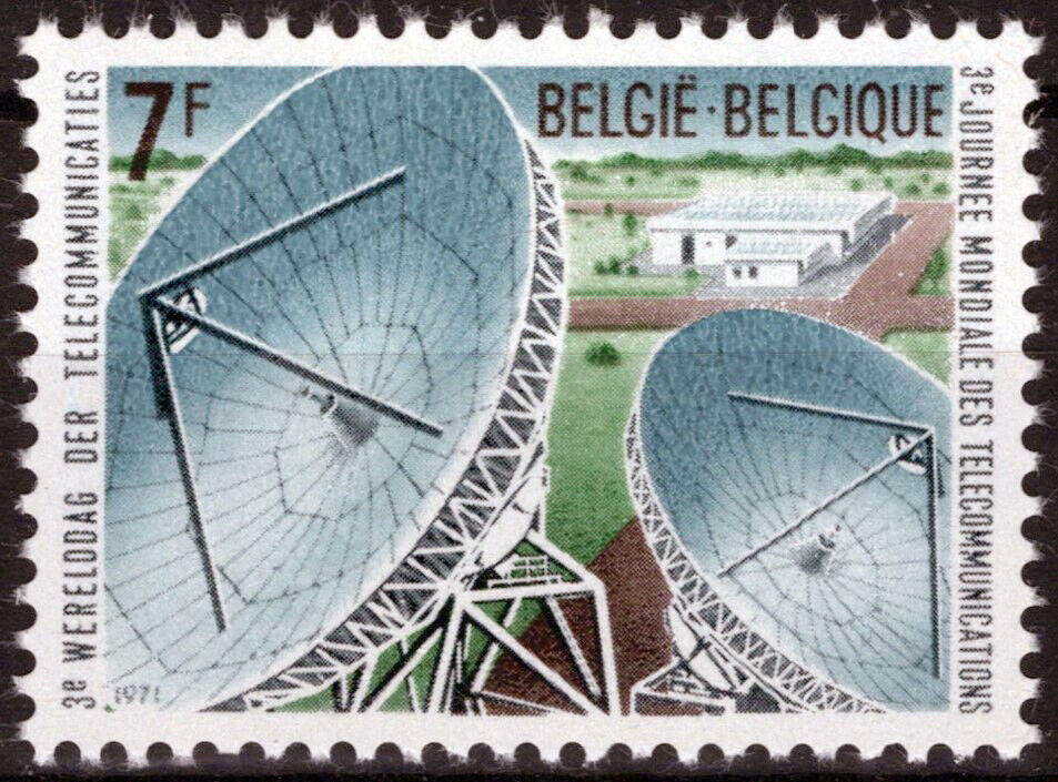 Belgium 805 MNH Communications Radar Station ZAYIX 071823S145M