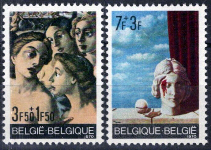 Belgium B868-B869 MNH Semi-Postal Paintings Artwork ZAYIX 071823S175M