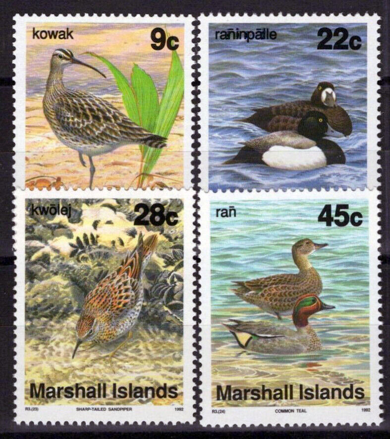 Marshall Islands 430-433 MNH Birds Wildlife 101623S18M