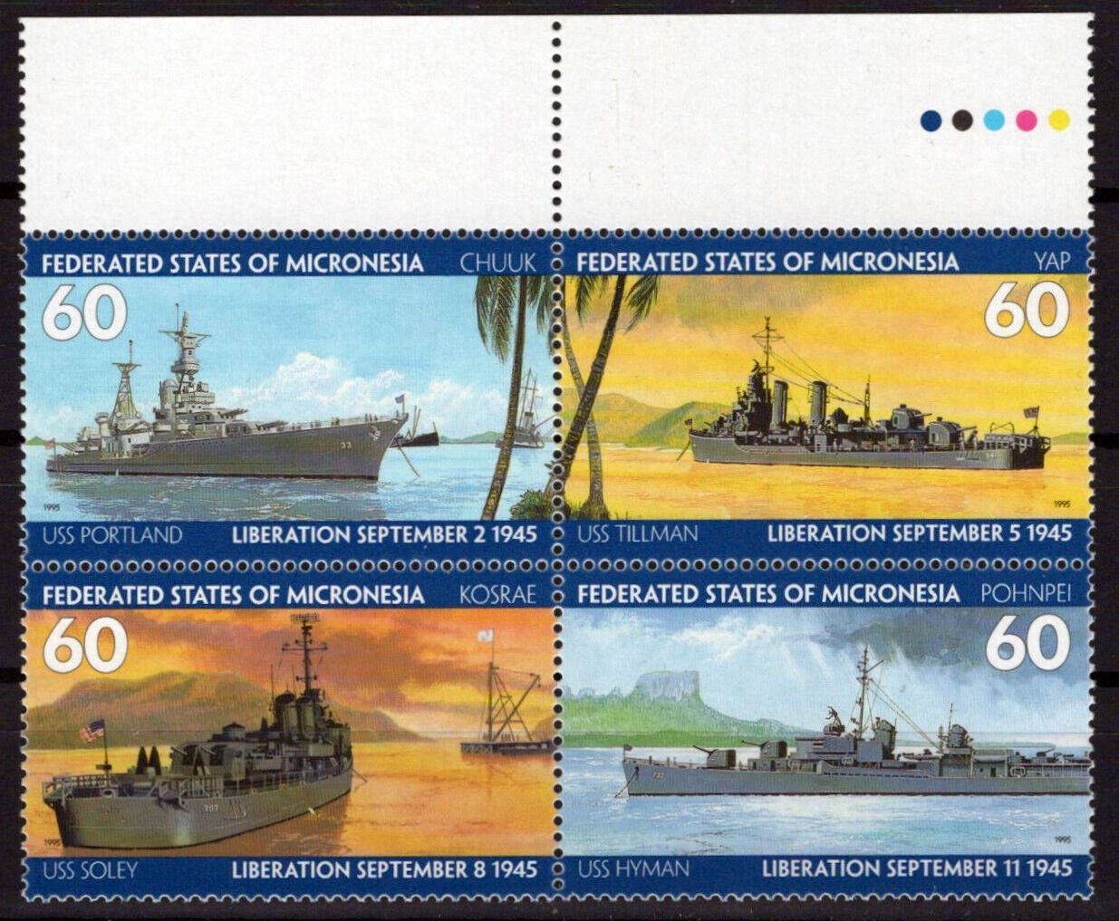Micronesia 231 MNH Military WWII War Ships