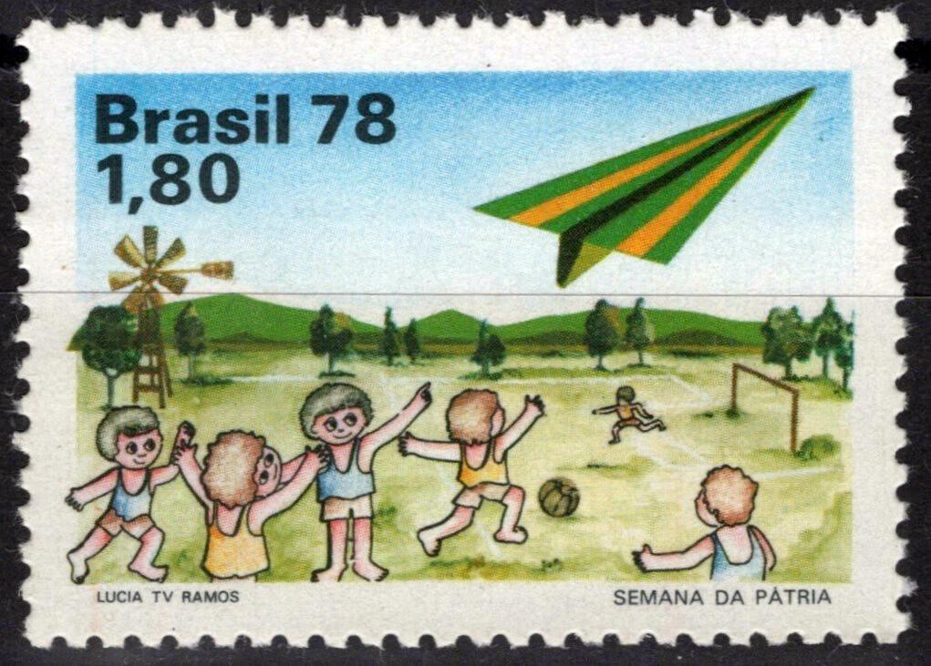 Brazil 1571 MNH Children Games National Week ZAYIX 062723S159M