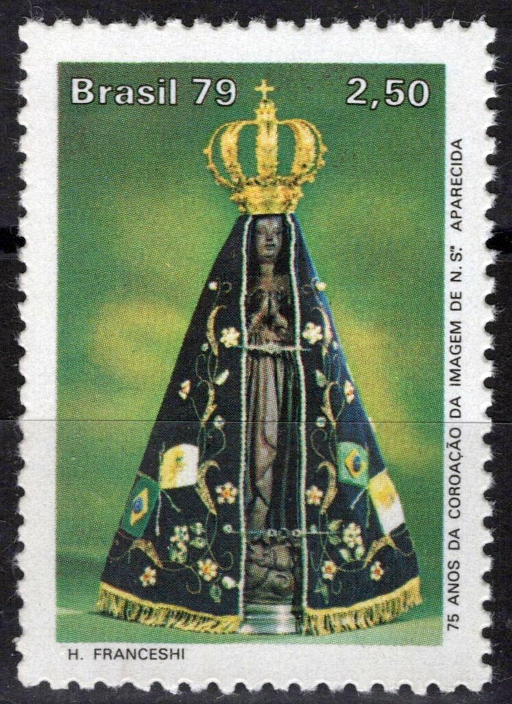 Brazil 1626 MNH Statue Our Lady of the Apparition Religion ZAYIX 062723S166M